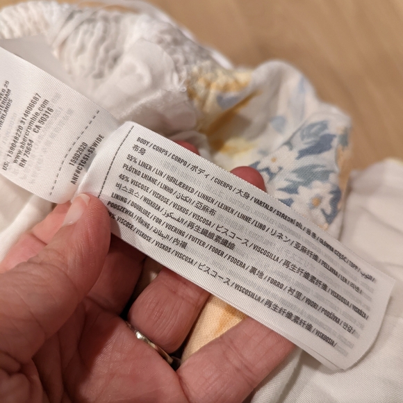 Floral Sleeveless Mini Dress with Crossed Straps - Picture 4 of 8